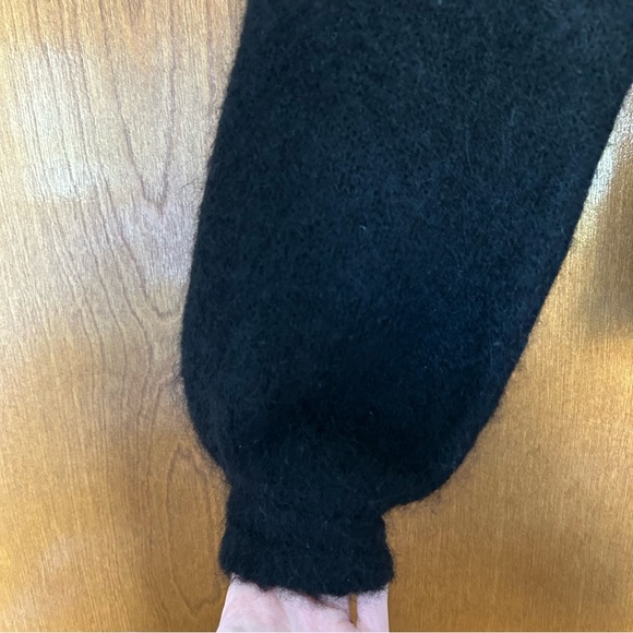 Sezane Angie Black Cardigan Sweater - Picture 3 of 13